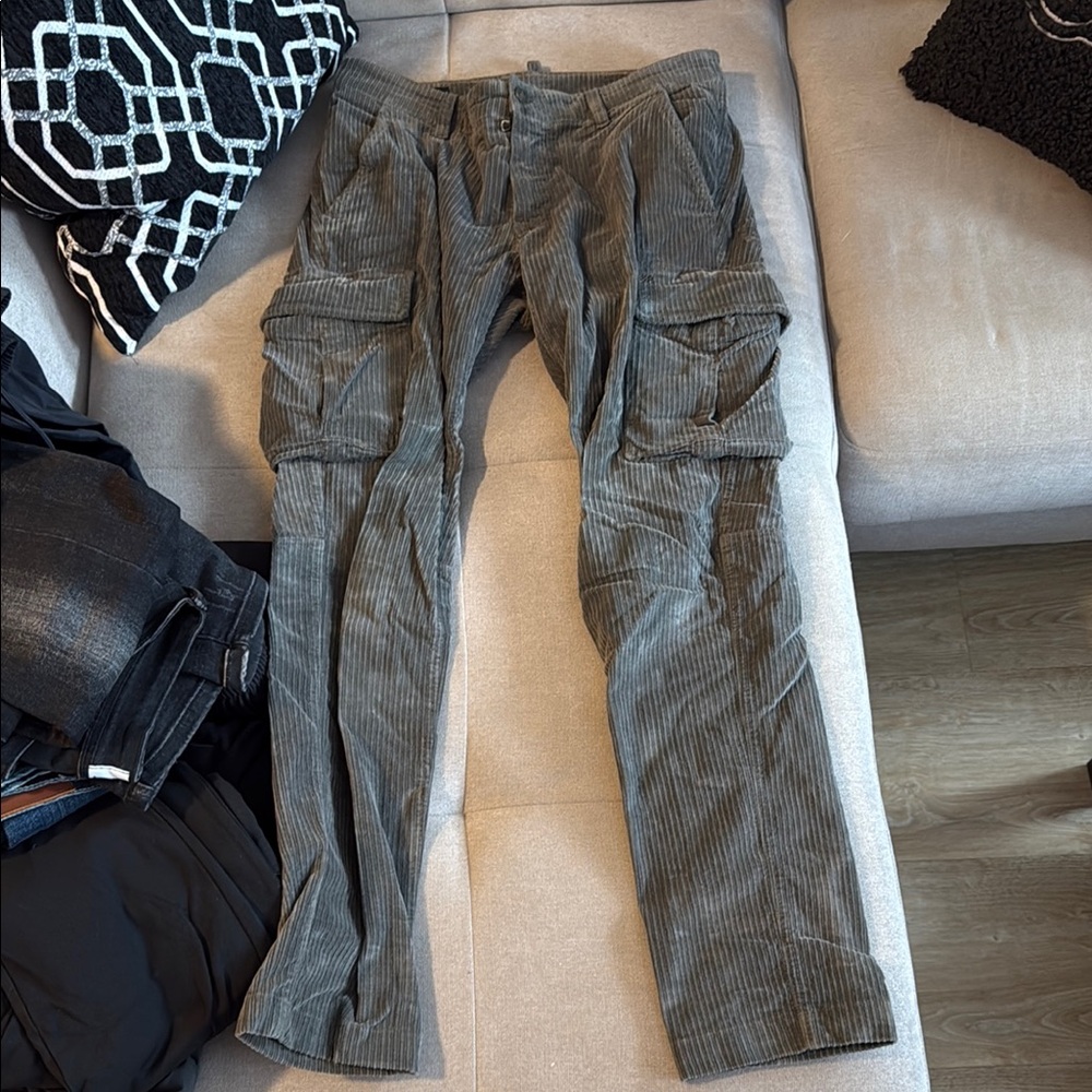 Mason’s Italy Men's Gray Cargo Pants